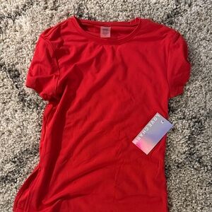 Love Charm Red Short Sleeve Women's Tee